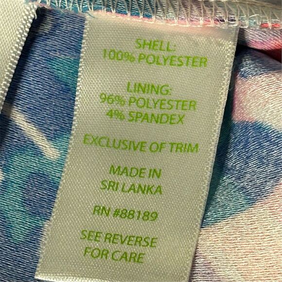 Lilly Pulitzer Women's Floral Dress Size 8 Multicolor Resort Wear - Picture 15 of 16